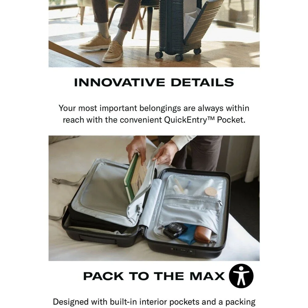 SAMSONITE ELEVATION  HARDSIDE CARRY-ON SPINNER suitcase, luggage luggage ✈️🛩